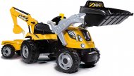SMOBY traktor Builder Max kollane, 7600710301