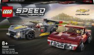 76903 LEGO® Speed Champions Võidusõiduauto Chevrolet Corvette C8.R ja 1968. a Chevrolet Corvette