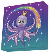 DOTZ BOX Loovuskomplekt teemantmaal magical octopus 15x15cm, 11NDBX063