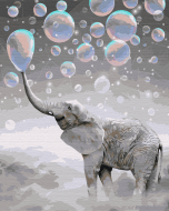 BRUSHME värvi numbrite järgi  Elephant in the clouds, BS28776