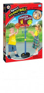 AO JIE korvpalli mängukomplekt, pall+pump, 90cm AJ3084BK/1202S026