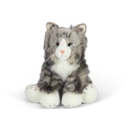 ANIMIGOS plüüsist mänguasi Grey Fluffy Cat, 26cm, 38604