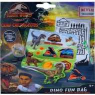 JURASSIC WORLD Kott 6 lõbusa mänguasjaga Camp Cretaceous, 93-0001