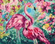 BRUSHME värvi numbrite järgi  Floral flamingos, BS33251