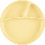 MINIKOIOI paigal püsiv taldrik, , 6m+, Mellow Yellow, 101050006