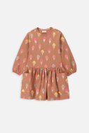 COCCODRILLO pikkade varrukatega kleit SUMMER CAMP KIDS, powder pink, WC4129102SCK-033-0