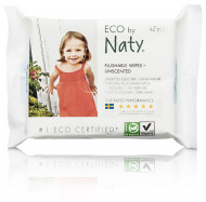 Eco by NATY lõhnastamata  puhastuslapid 42tk