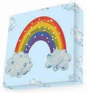 DOTZ BOX Loovuskomplekt teemantmaal rainbow smile 15x15cm, 11NDBX051