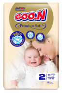 GOO.N Premium Soft teipmähkmed suurus 2, 46 tk., 4-8 kg