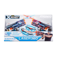 X-SHOT mängupüstol Laser Skins, 2tk, assortii, 36602