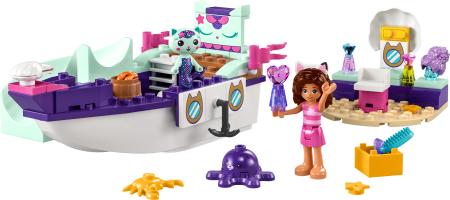 10786 LEGO® Gabby's Dollhouse Gabby ja Merikassi laev ja spaa 10786