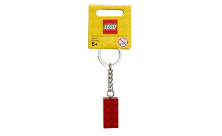 850154 LEGO® Keychain 2x4 Stud Red 850154