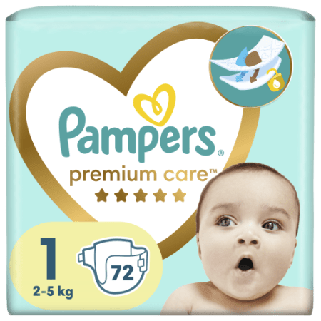 PAMPERS Mähkmed Premium Care 1 suurus, 72 tk, 81784163 