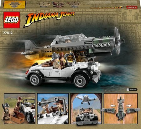 77012 LEGO® Indiana Jones Tagaajamine hävituslennukiga 77012