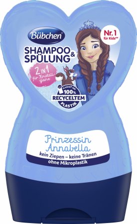 BUBCHEN laste šampoon ja palsam 2-ühes Princess Annabella 230ml, TL32 TL32