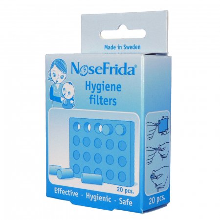 NOSEFRIDA aspiraatori filtrid 20 tk 7330304471156