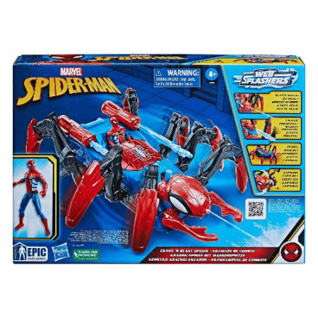 SPIDERMAN roomav ja vett pritsiv ämblik Spidermani figuuriga, F78455L0 