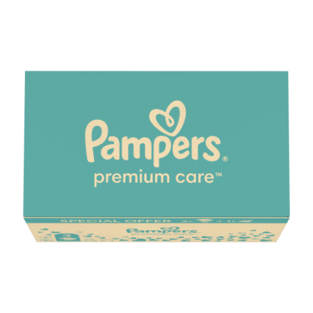 PAMPERS Mähkmed Premium Care 3 suurus, 120 tk + Niisked salvrätikud Aqua, 48 tk, 80768590 