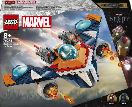 76278 LEGO® Super Heroes Marvel Rocketi Sõjalind Vs. Ronan 