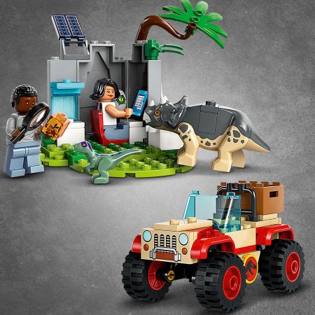 76963 LEGO® Jurassic World Dinosaurusebeebide Päästekeskus 