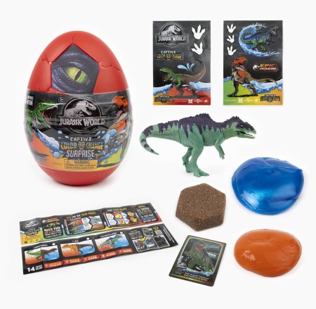 CAPTIVZ komplekt Jurassic Color Change Surprise Egg, 507 