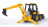 BRUDER keskmise suurusega traktor-ekskavaator JCB, 02427 02427