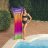 BESTWAY täispuhutav madrats Rainbow, 1.83m x 69cm, sortiment, 44041 44041